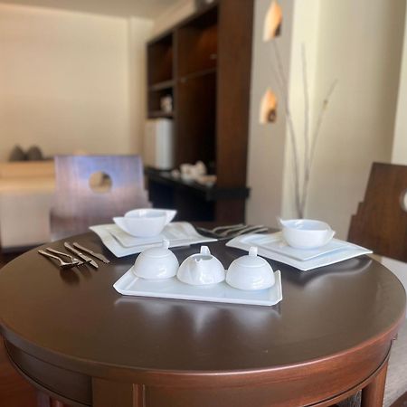 Patong Paragon Resort & Spa Sha Extra Plus Eksteriør bilde A table set for breakfast at a hotel